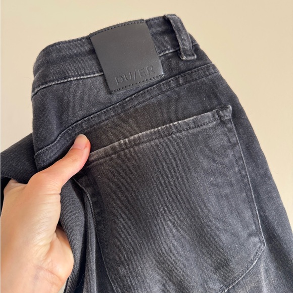 DU/ER Girlfriend Performance Denim (Vintage Black) - Picture 2 of 11